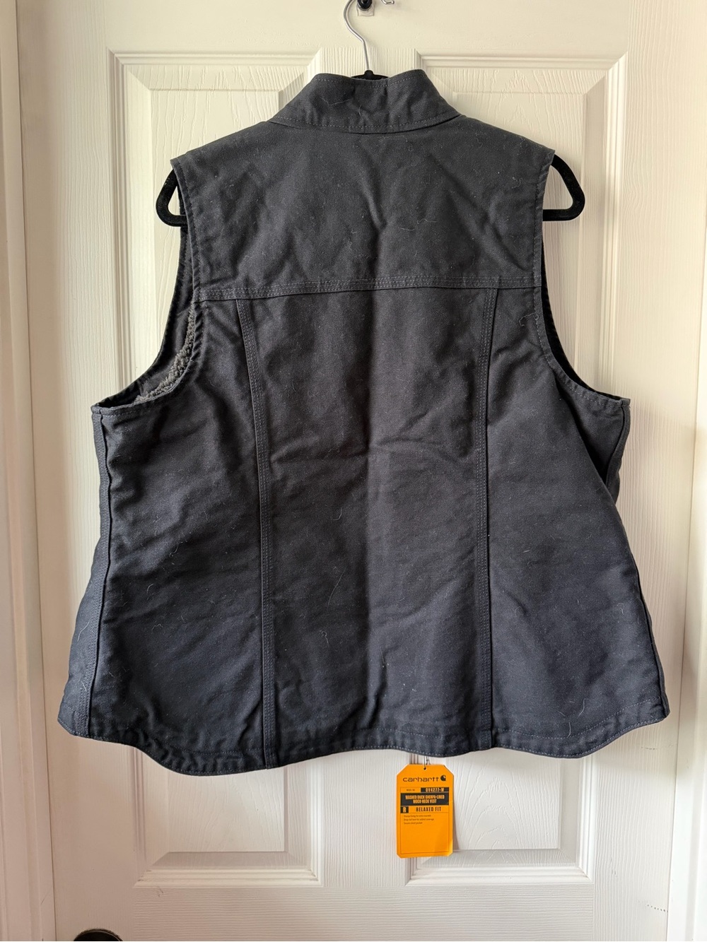 Carhartt Women’s Black Sherpa-Lined Vest - Picture 2 of 5